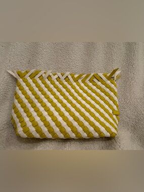 Naghedi Women’s Havana Fringe Woven Clutch Bag NWT